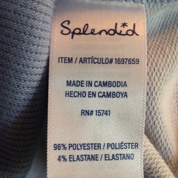 Splendid Two-Piece Lounge Set Stampstar Blue XXL NWT - Picture 3 of 8